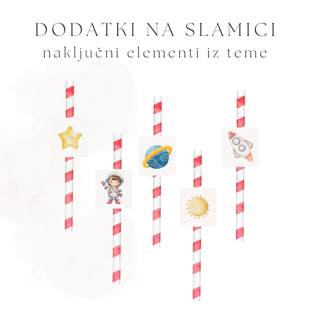 Rojstnodnevna dekoracija VESOLJE - slika 6