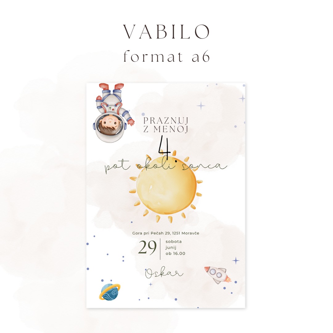 Rojstnodnevna dekoracija VESOLJE - slika 2