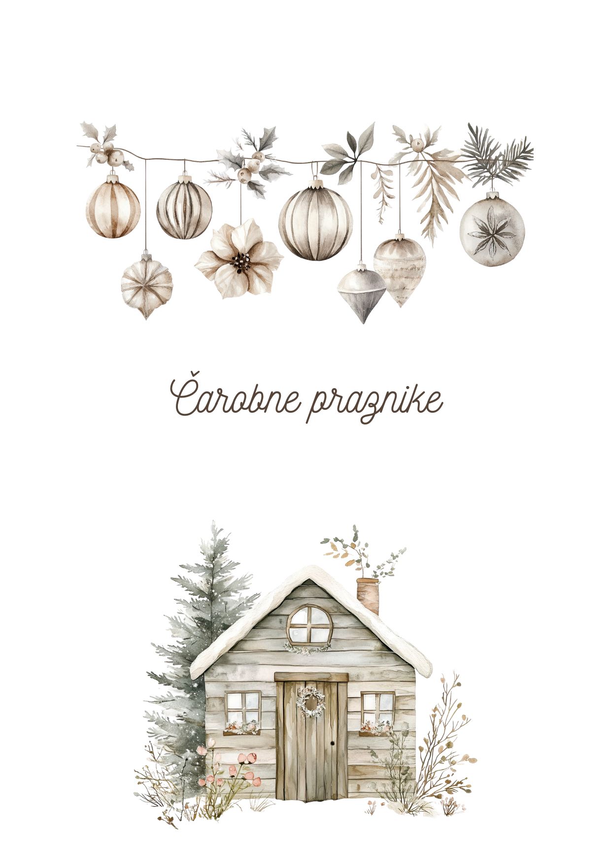 Voščilnica božična