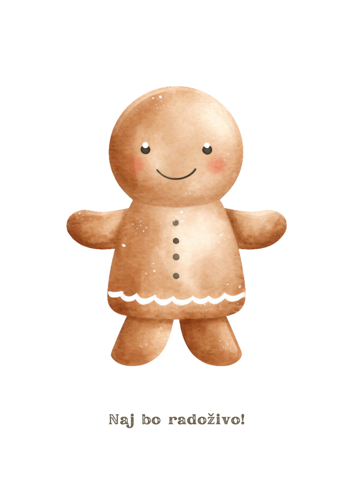 Voščilnica Piškot