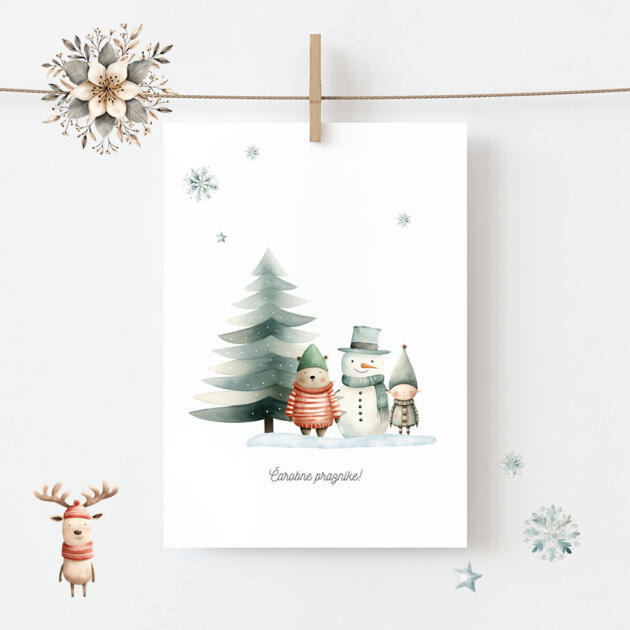 Voščilnica Prijatelji