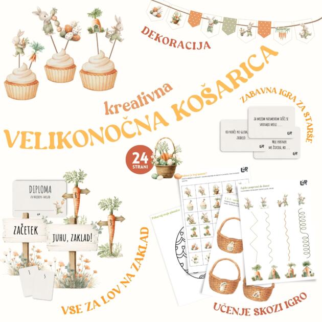 komplet aktivnosti Velikonočna košarica